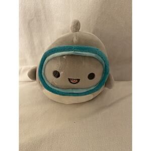 Kellytoy Squishmallow Sealife Squad Gordon Grey Shark Mask Plush Stuffed Animal